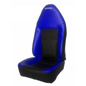 Banco San Marino BA62 em Courvin - Preto com Azul - Adaptável em Todos os Veículos