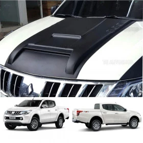 Scoop do Capô - Mitsubishi Triton 2017 em Diante  com Frente Nova (Cor Preto Fosco)