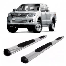 Par de estribo cromado para toyota hilux de 2005 à 2012 Peça nova na caixa