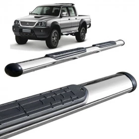 Estribo Cromado para L 200 Sport e outdoor   Peça de mostruárioem vitrine , encontra-se na caixa sem riscos , peça nova