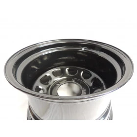 Roda Daytona Black em Aço (Estilo Mangels) 16x7, 5 Furos de 114,3 para para Cherokee até 1999 Ranger antiga,  Troller antigo Inmetro LI141683875-3 