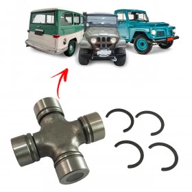 Cruzeta do Semi-Eixo Dianteiro para Jeep Willys Rural E F-75 4x4 (Interno Munhão) - Valor Unitário