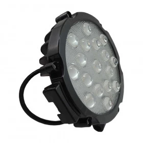 Farol de LED - Offroad com 17 LEDS 51w (Armação de Metal) - Alcance 200 Metros unitário