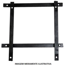 Adaptador Base  do Banco San Marino para Kit168 FORD Troller (instalar no suporte original do carro)