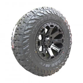 Roda 17x9 6 furos de 139.7 (Jogo com 4 peças) Cor Black Piano