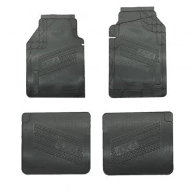 Jogo de tapetes para Suzuki Jimny - Cor preto, Feito em borracha