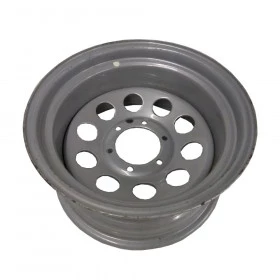 Roda 16x8 de Aço, Modelo Modular - 6 Furos de 139.7 (Peça única de mostruário, ideal para estepe)