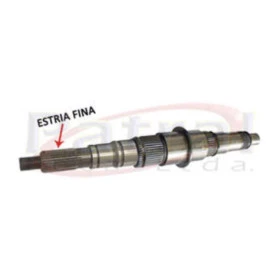 Eixo Entalhado Com Rasgo Miolo 1ª Estria Fina para Câmbio Eaton CL 2615 para F-1000 93 / 98 , D-20 92 / 97