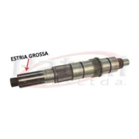 Eixo Entalhado Estria Grossa para Câmbio Eaton 240V para A-40 / C-40 / D-40 85 / 91 , F-4000 82 / 92 , F-1000 Turbo 90 /