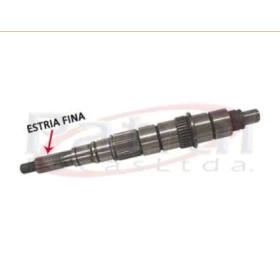 Eixo Entalhado Estria Fina para Câmbio Eaton 240V para D-20 85 / 91 , F-1000 90 / 92 , F-2000 82 / 85 , Agrale Tx 1200 /
