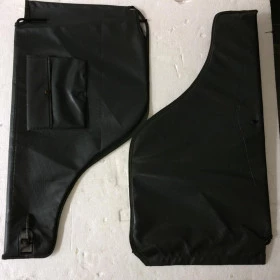 Par de Portas da Capota Gaúcha CJ5 - Verde Militar
