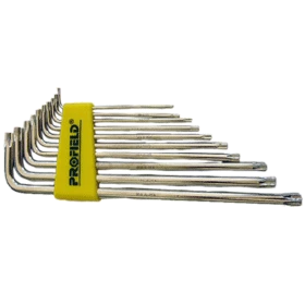 Jogo de Chave Torx com 10 peças longo / Chave Torx / Chave - Ref: 166/SA 