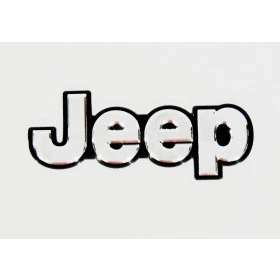 Logo Jeep para Jeep Willys, Jeep Ford, F-75  Rural, Wrangler, Cherokee e Renegade (Unitário)