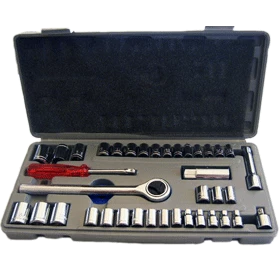 Kit de Soquetes Encaixe 1/4 " e 3/8" / Chave Soquete / Chave - Ref: 159/SA