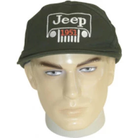 Bone Bordado Jeep 1951 Cor: Verde Militar  Ref. 3616/SA