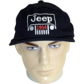 Bone Bordado Jeep 1954 Cor: Preto  Ref. 3615/SA