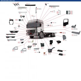 PORTA MB ATEGO LADO ESQUERDO - MET
