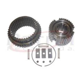 Conjunto Sincronizado 1ª / 2ª / Ré com 1ª Seca para Câmbio Eaton 240F/FS 4 marchas para F-350 / F-600 Até 77 Gasolina ,