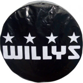 Capa Pneu Willys com fundo Preto Medida: 6.70x16   Ref. 1259/SA