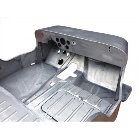 Carroceria Completa para Jeep Willys CJ3A com Caixote, Para-brisa, Tampa Traseira, Para-Lamas, Capô e Grade Dianteira