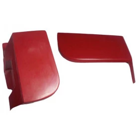 Para-lama em Fibra de Vidro para Jeep Willys  CJ3 na cor Vermelha lado motorista