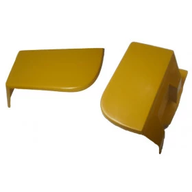 Para-lama em Fibra de Vidro para Jeep Willys  CJ3 na cor Amarela lado Passageiro