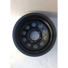 Roda 16x8 6 furos de 139,7, modelo modular, preta, peça nova de expositor 