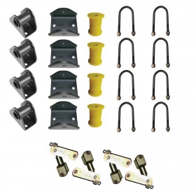 Kit básico de suspensão Toyota com Jumelos Revolver,  serve p/ adaptar em jeep (Jumelo Alto Canela Grossa)