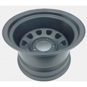 Roda Daytona Black 15x10, 5 Furos de 114.3 para Cherokee Sport 1998 1999, Grand Cherokee 1998, 1999, Wrangler antigo , Ranger antiga e Troller  1999 "Steel Wheel AUS"