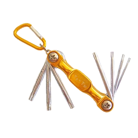 Chave Torx Dobrável - 7 peças Ref: 8039/SA