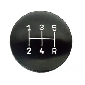 Bola De Câmbio 5 Marchas Preta com indicação para C-10 / C-20 / D-10 / D-20 / Veraneio / F100 / F-1000