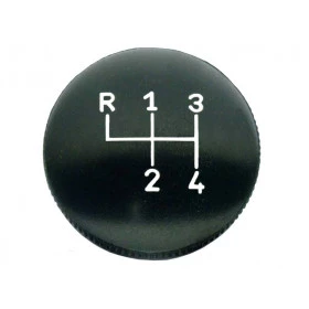 Bola De Câmbio 4 Marchas Preta Para Gol Opala C-10 Chevette 74 / 82 Dodge Maverick