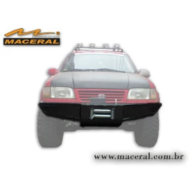 Para-Choque Tubular Dianteiro com Mesa de Guincho para Kia Sportage 1996 até 2003