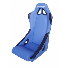 Banco esportivo Concha / Fixo BA11 San Marino em Couvin Azul / Preto - Adaptável em Todos os Veículos