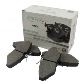 Pastilha de Freio Dianteiro FastPad Cerâmica (Anti Ruido) para Mahindra 2007 em diante FP726