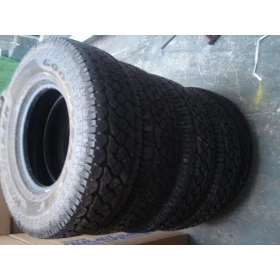 4 pneus Godyear 265x70x16, original da triton e hilux 