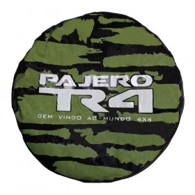 Capa de Estepe com Cadeado (Pajero Camuflado) Original Pajero – pneus medida 245 ou acima