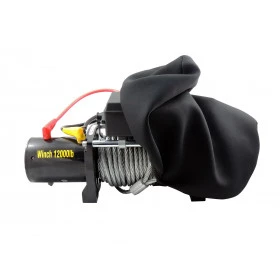 Guincho Elétrico 12.000lbs Winch 12v Linha Pro 4X Linha Profissional - Dissipador de calor - Solenoide - Inclui controle