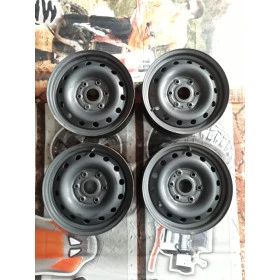 Jogo de 4 Rodas Mitsubishi L200 Savana de aço, aro 16 usadas 6 furos de 139,7