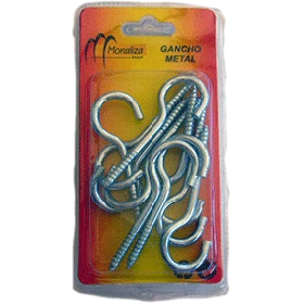 Ref: 334/SA Gancho de Metal 8 mm
