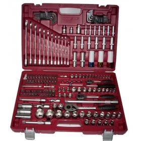 Jogo de ferramenta oficina master com 177 peças 1ª linha ( kit profissional )