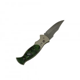 Canivete Automático Faca Camping Aço Inox Camuflado