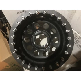 Jogo de rodas 15x8 com Beadlook 6 furos de 139,7
