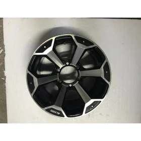 Roda de liga leve modelo Alado 15x10 6 furos de 139,7, Off set negativo - 25 ,  peça de Mostruário,   