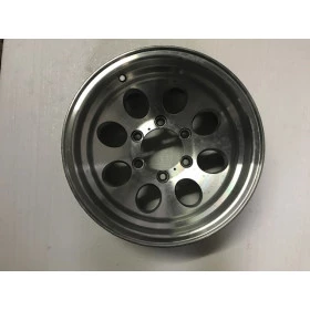 1 Roda 15x8 6 furos de 139.7  Off set negativo , liga leve  peça sem uso  de exposição em feiras  fora da caixa Ideal para estepe