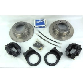 Kit de Freio a Disco Completo para adaptar Toyota Bandeirante ano 82 a 2000 com pinça de Opala (Pode ser instalado na di