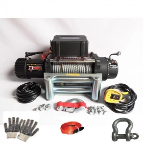 Guincho Elétrico 12.500lbs Edição Limitada modelo Winch Pró Rally / Ganhe  + Cinta Reboque na cor Laranja 6 Metros para