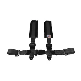 Cinto de Segurança 4 Pontos Universal (Vários Veículos) Cor Cinza Chumbo Importado (Gaiolas, Jeep, Bugy)