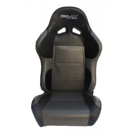 Banco Concha Reclinável Preto e Cinza ( unitário )  X1 Seat – AUS - Feito em Espuma Injetada - importado acompanha trilh