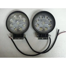 Par de Farol  semi novo de 09 leds / 27w  , alcance 150 mts( peça de mostruario )